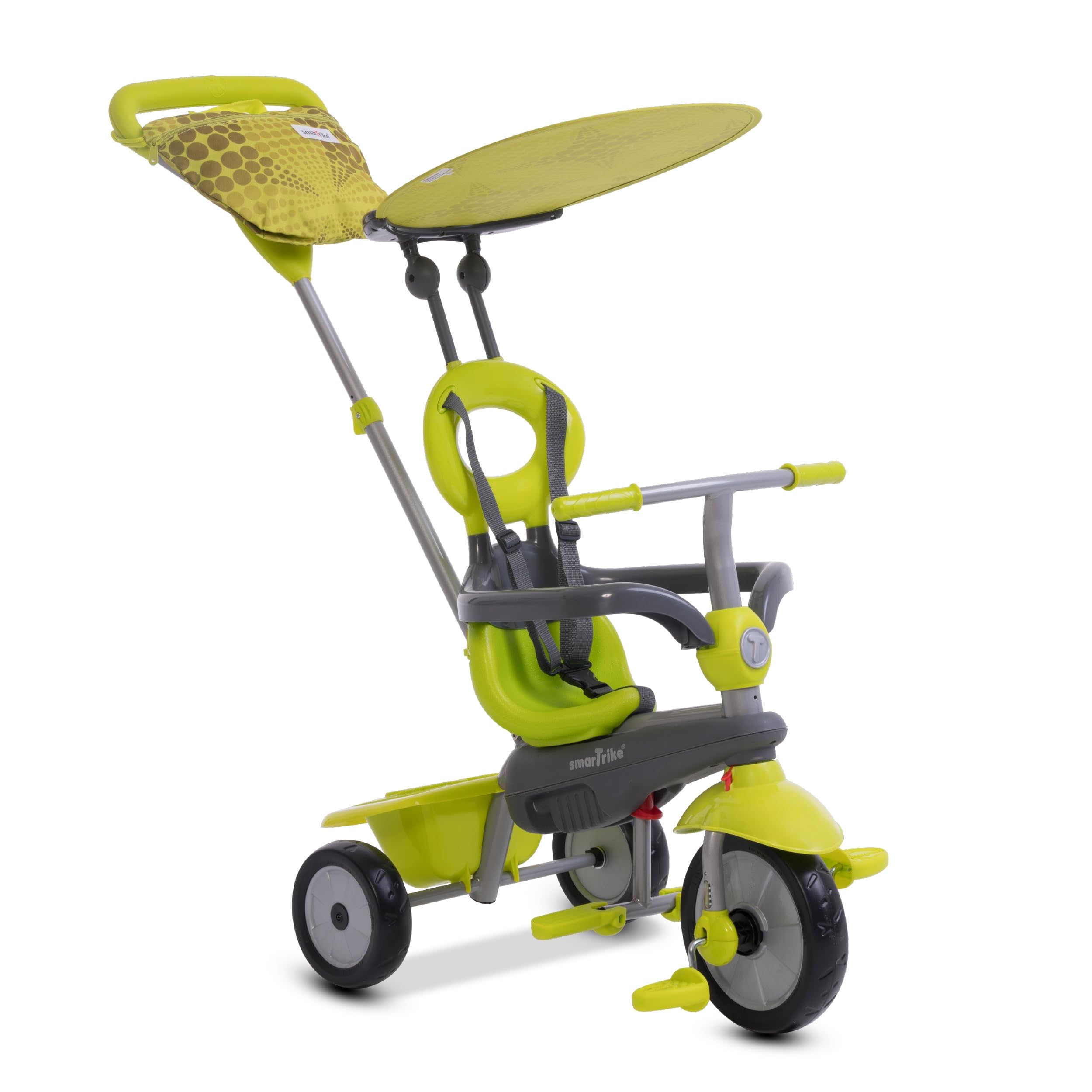 samarinovative Tricycle Vanilla 4 en 1 véhicule enfant, idéal pour le jardin, robuste et sûr, 120x75x120 cm, jouets popu